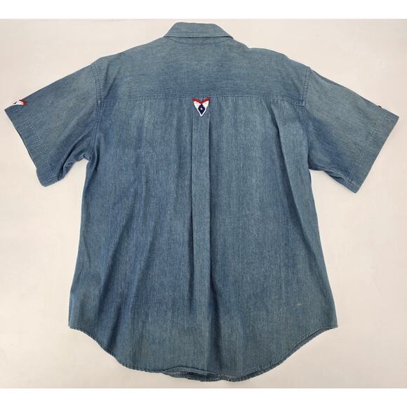 The Shirt Inc. Beaded Native Western Denim Shirt
Medium | 100% Cotton - Picture 3 of 3